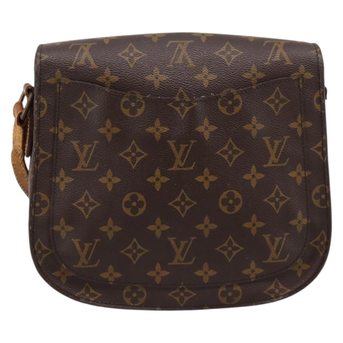 LOUIS VUITTON Monogram Saint Cloud GM Shoulder Bag M51242 LV Auth 198696