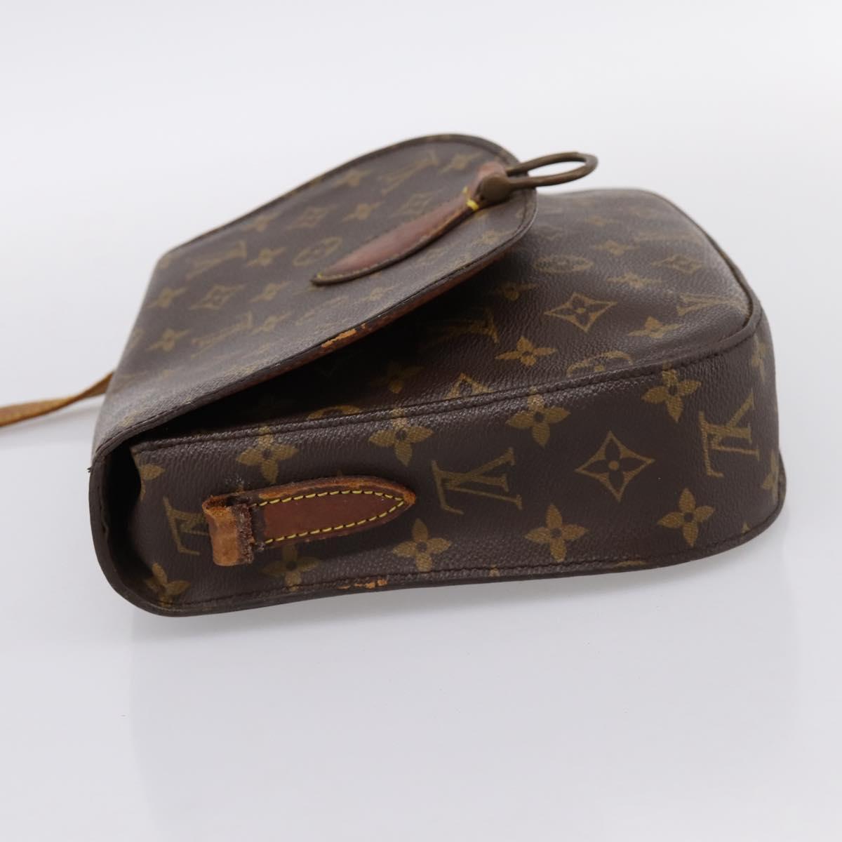 LOUIS VUITTON Monogram Saint Cloud GM Shoulder Bag M51242 LV Auth 198696