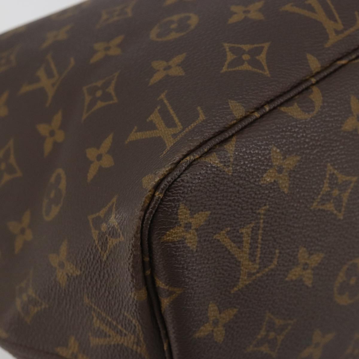 LOUIS VUITTON Monogram Neverfull MM Tote Bag M40156 LV Auth 198711