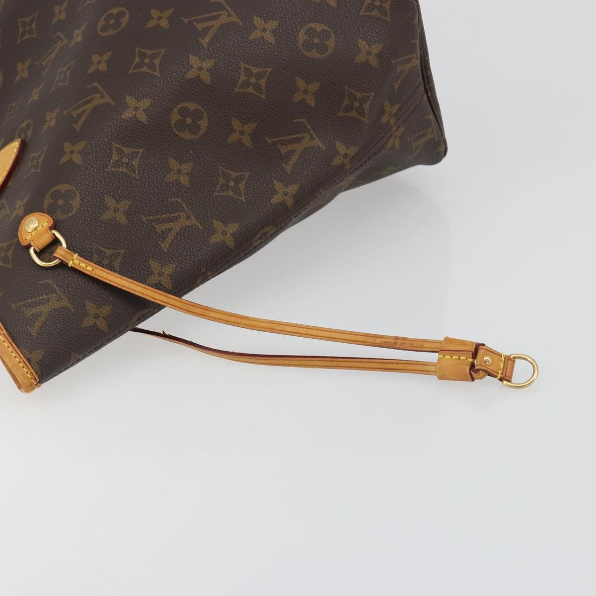 LOUIS VUITTON Monogram Neverfull MM Tote Bag M40156 LV Auth 198711