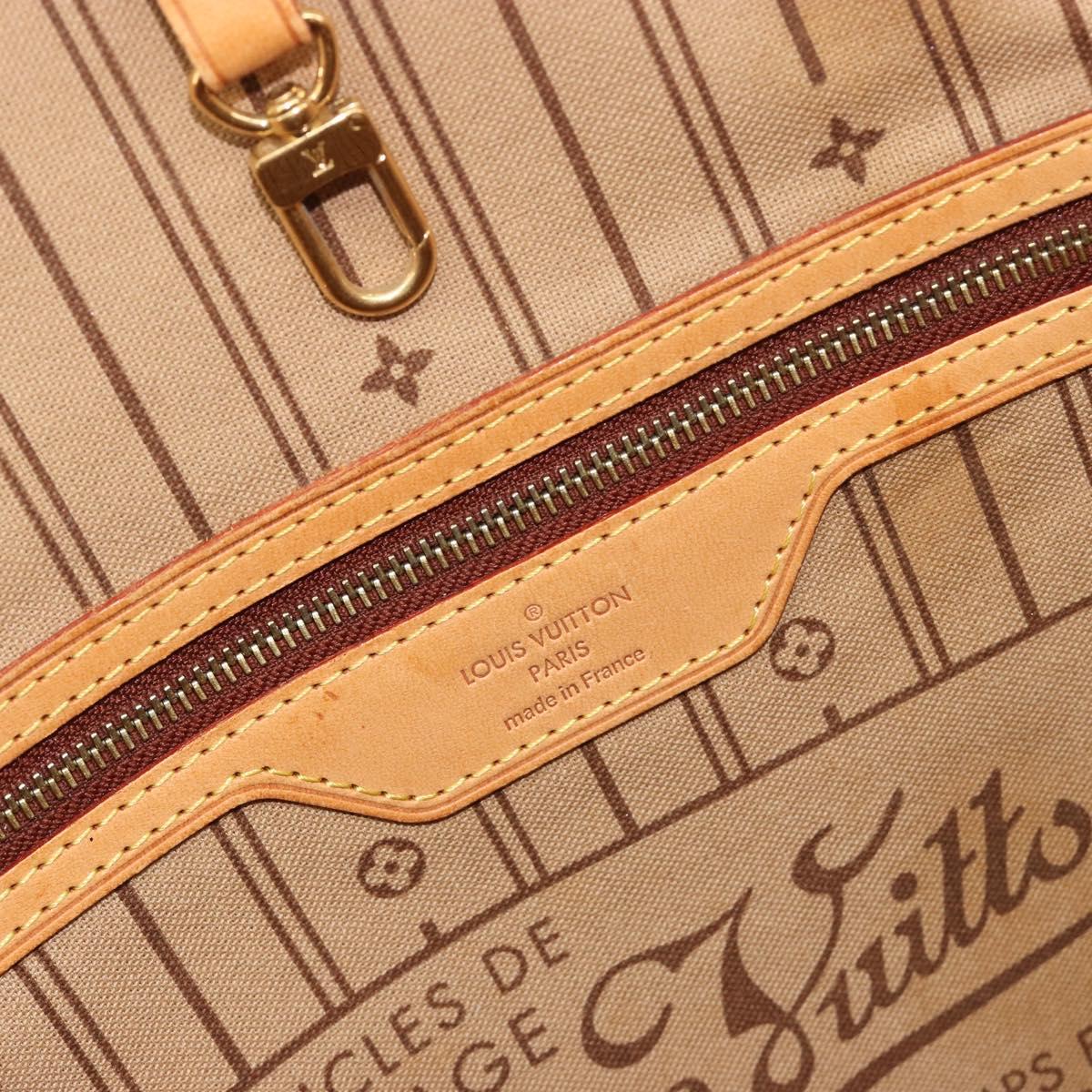 LOUIS VUITTON Monogram Neverfull MM Tote Bag M40156 LV Auth 198711