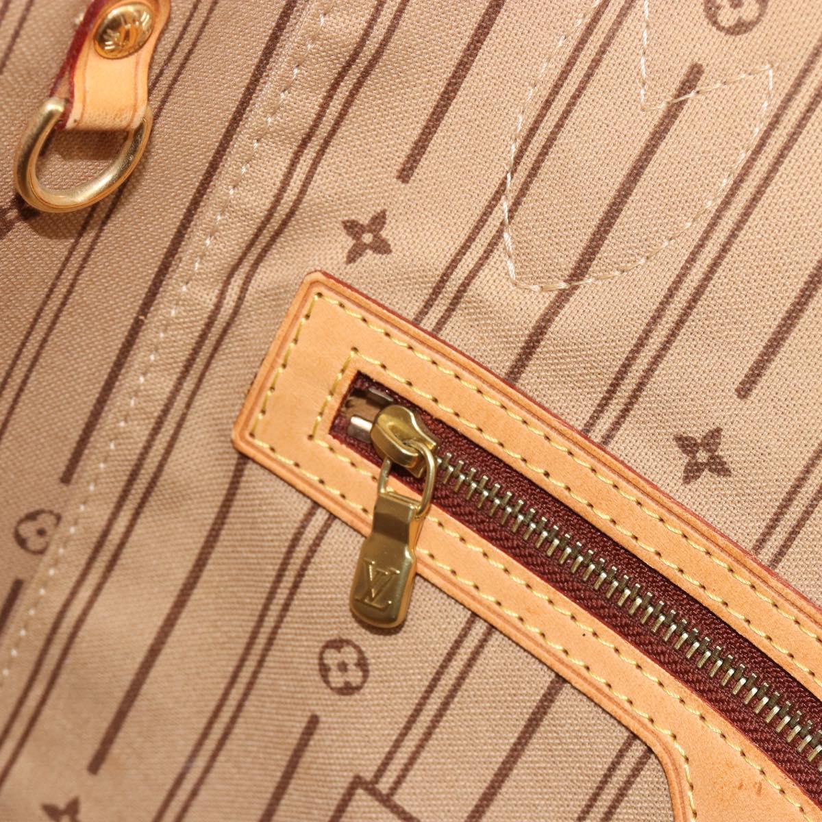 LOUIS VUITTON Monogram Neverfull MM Tote Bag M40156 LV Auth 198711