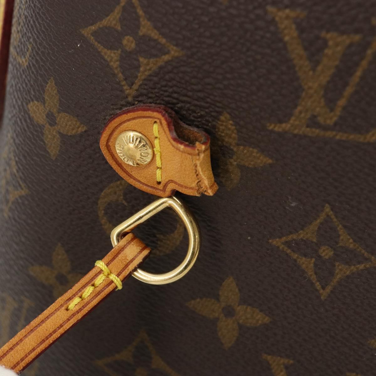 LOUIS VUITTON Monogram Neverfull MM Tote Bag M40156 LV Auth 198711