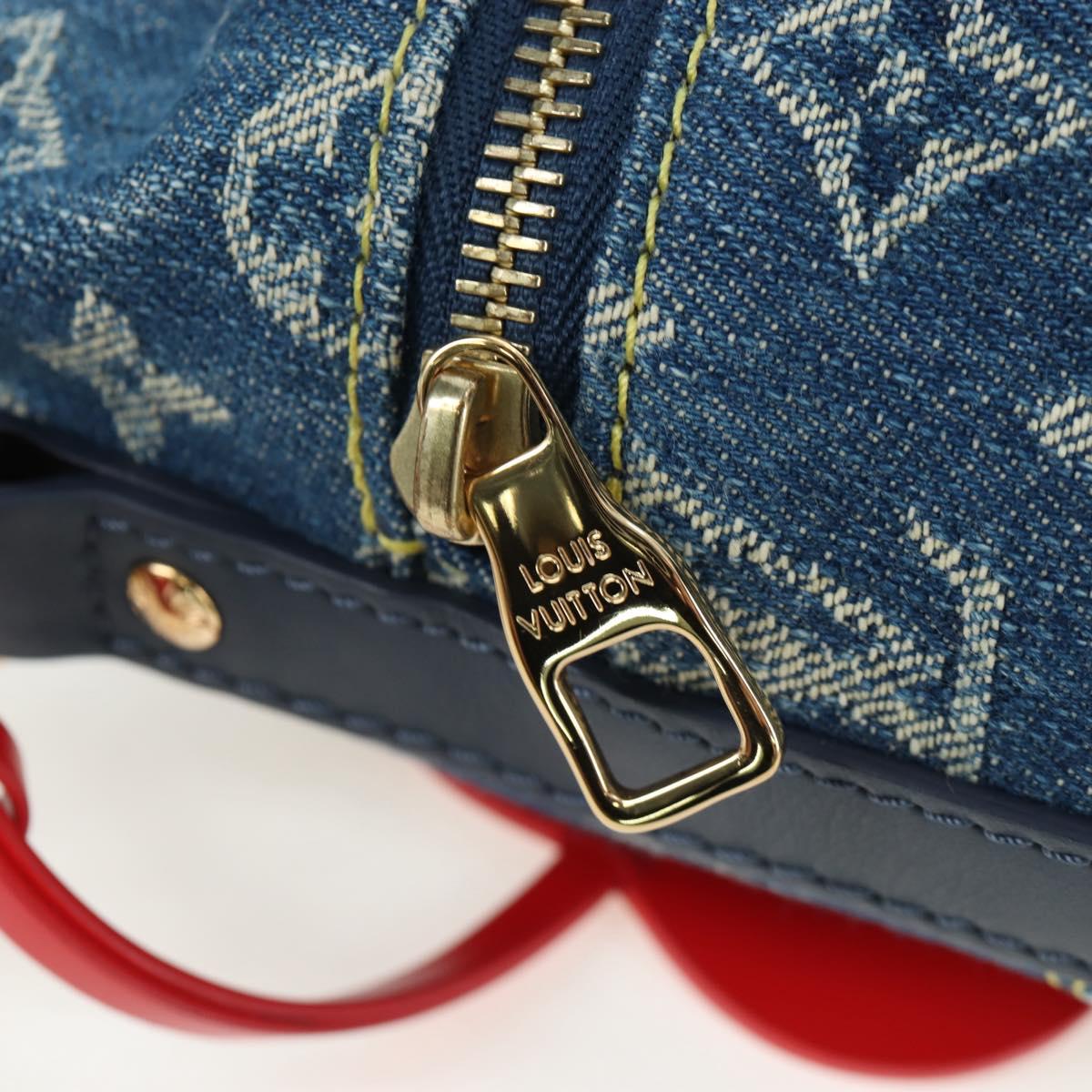 LOUIS VUITTON Monogram Denim Drip Japanese Cruiser NIGO M45970 Auth 198712SM