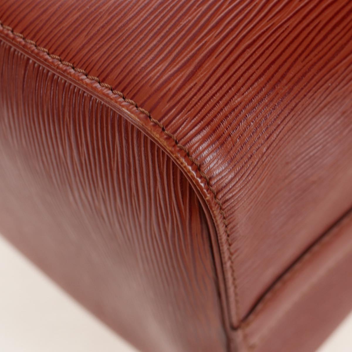 LOUIS VUITTON Epi Speedy 40 Hand Bag Brown Kenya M42983 LV Auth 198713V