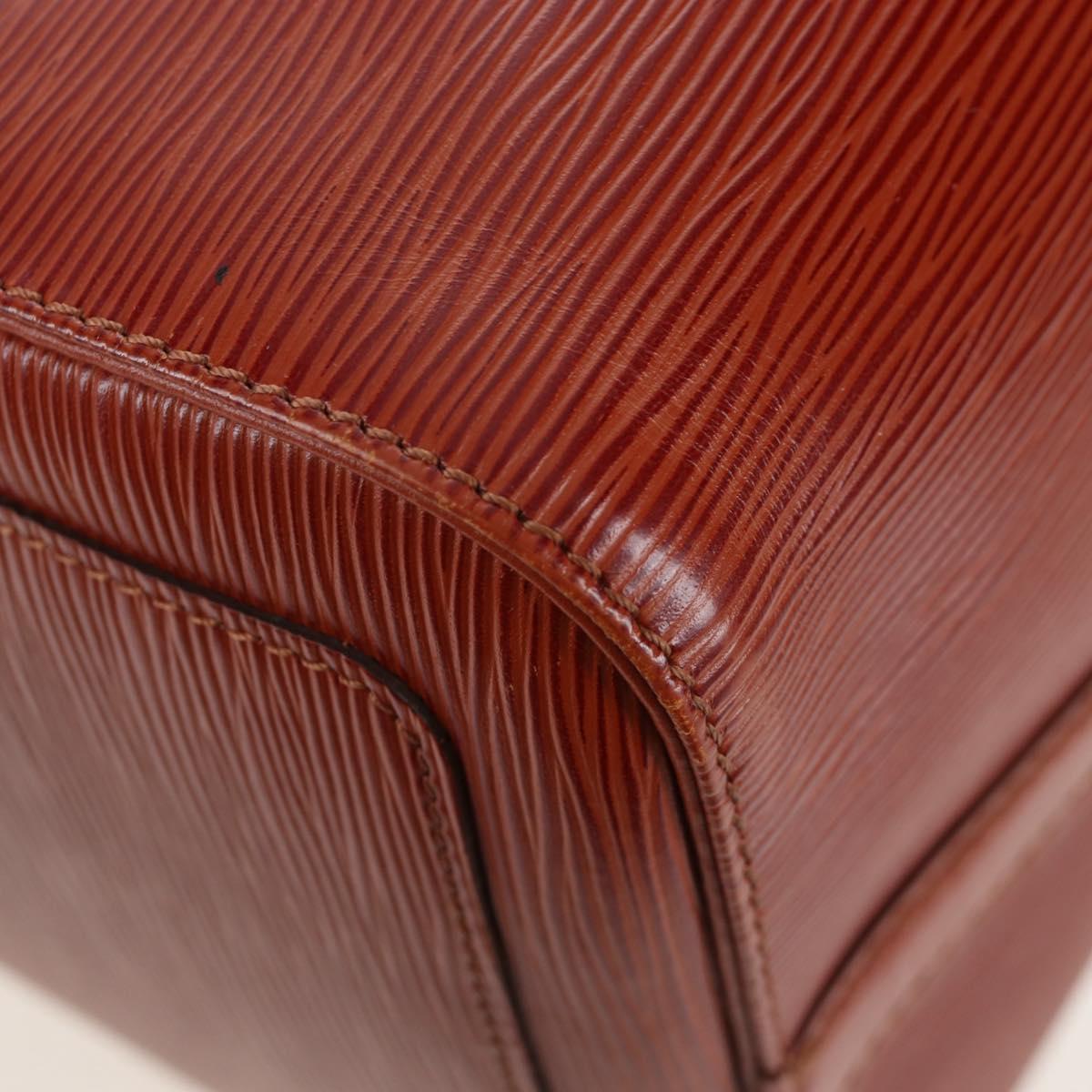 LOUIS VUITTON Epi Speedy 40 Hand Bag Brown Kenya M42983 LV Auth 198713V