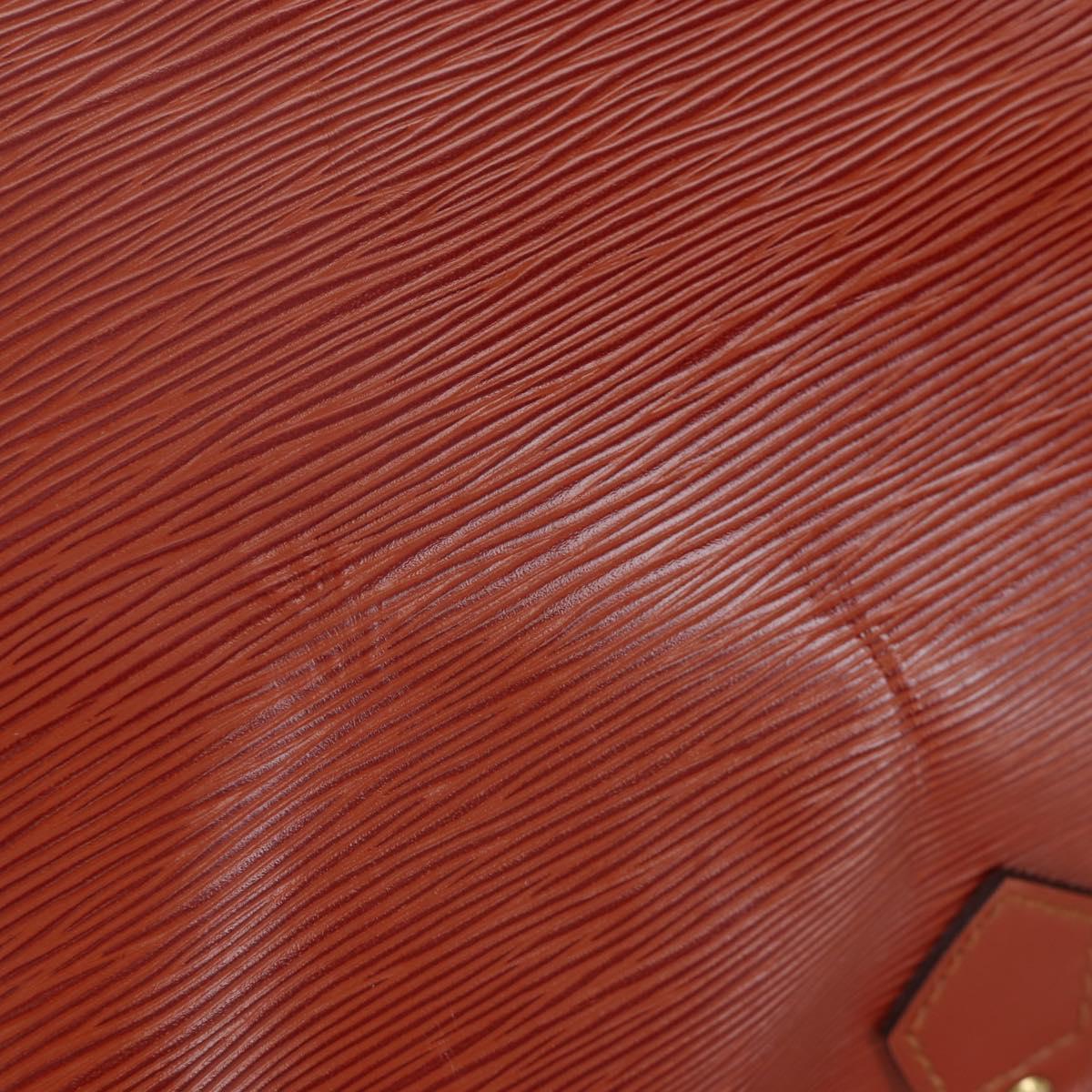 LOUIS VUITTON Epi Speedy 40 Hand Bag Brown Kenya M42983 LV Auth 198713V