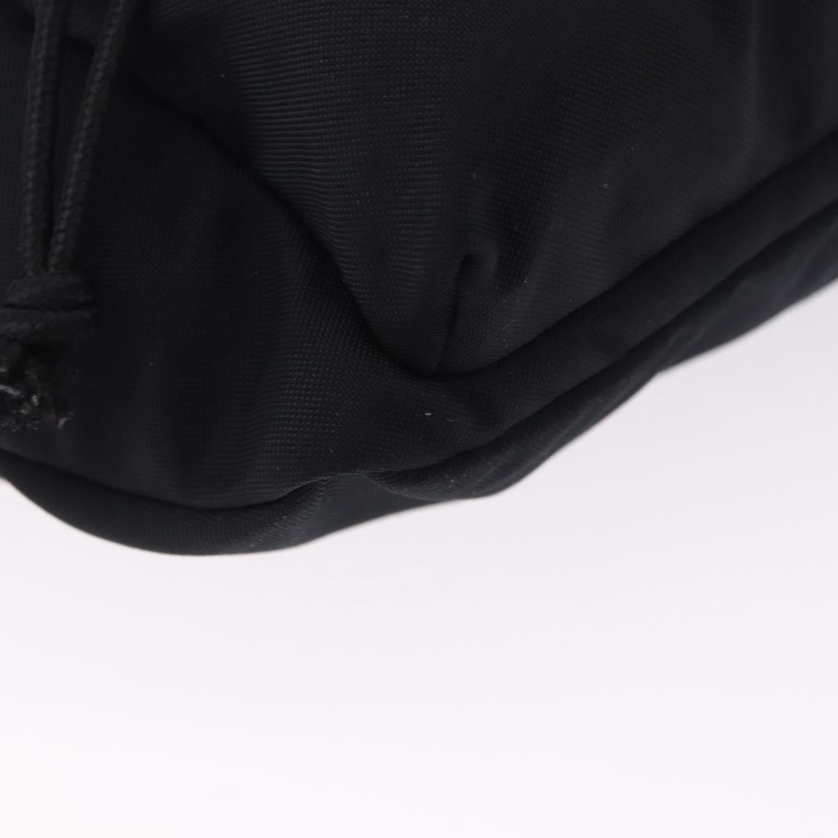 BALENCIAGA Waist Bag Nylon Black Silver 533009 Auth 198730A