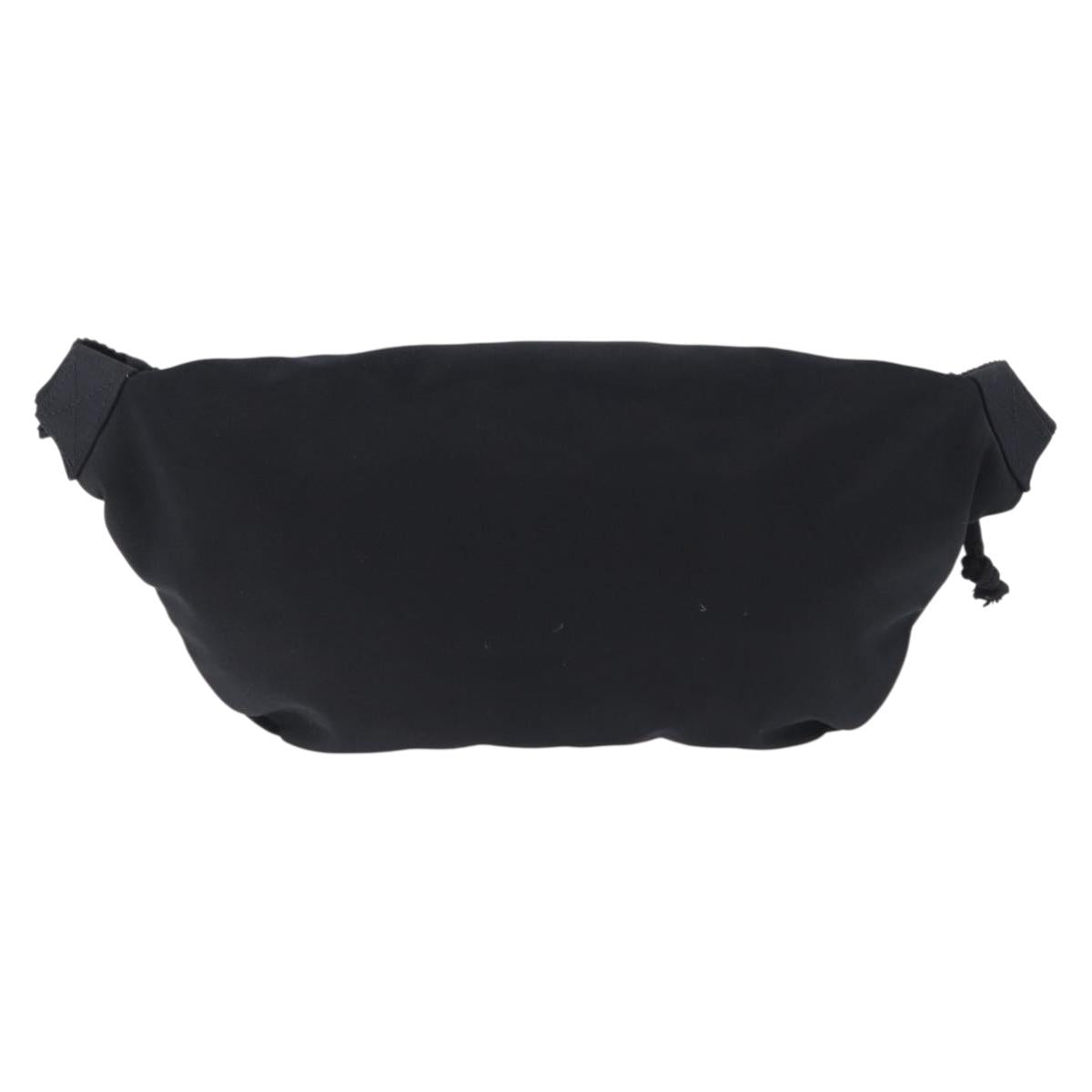 BALENCIAGA Waist Bag Nylon Black Silver 533009 Auth 198730A