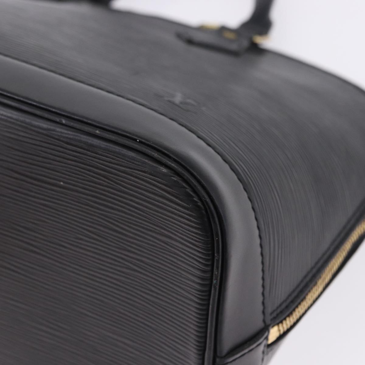 LOUIS VUITTON Epi Alma Hand Bag Noir Black M52142 LV Auth 198747V