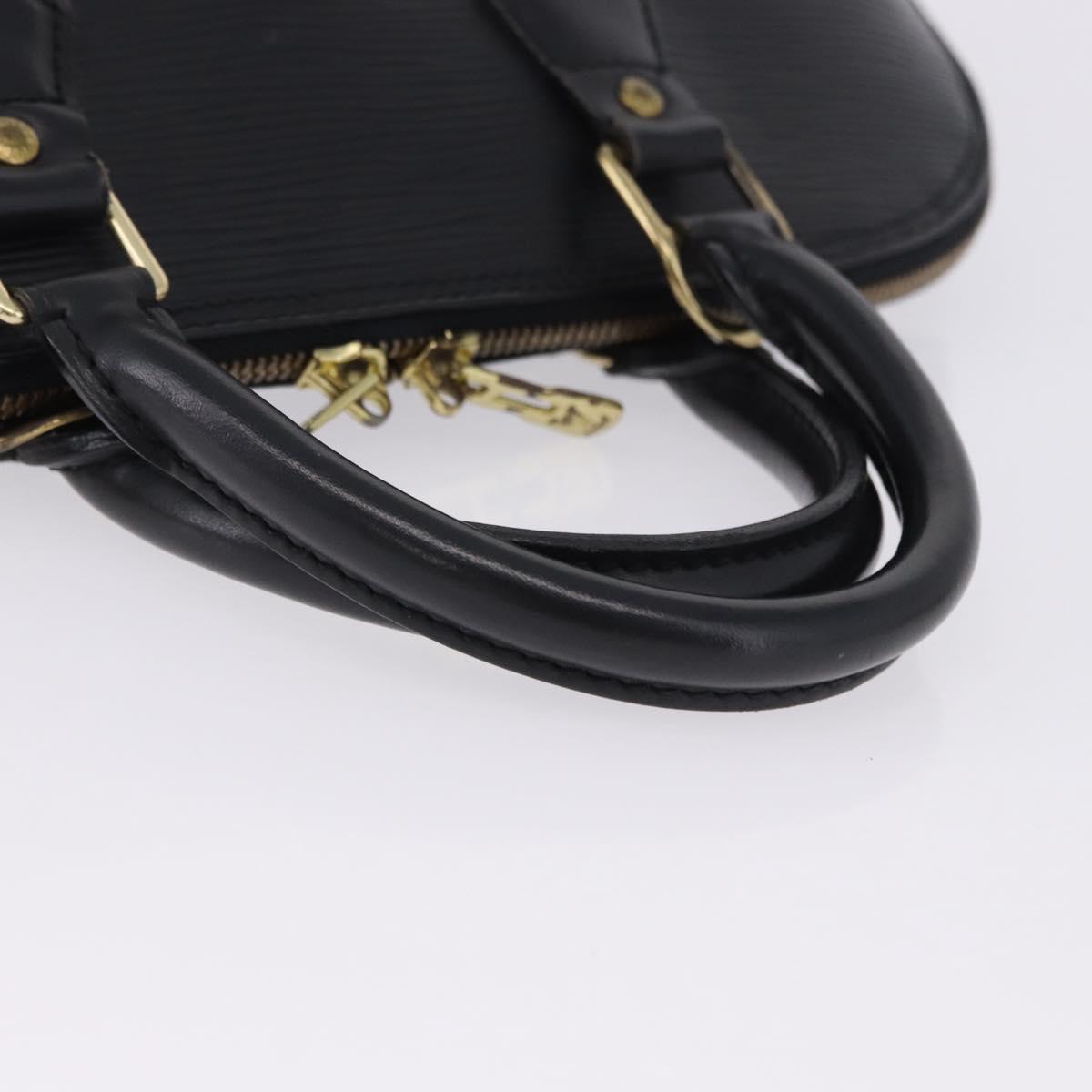 LOUIS VUITTON Epi Alma Hand Bag Noir Black M52142 LV Auth 198747V