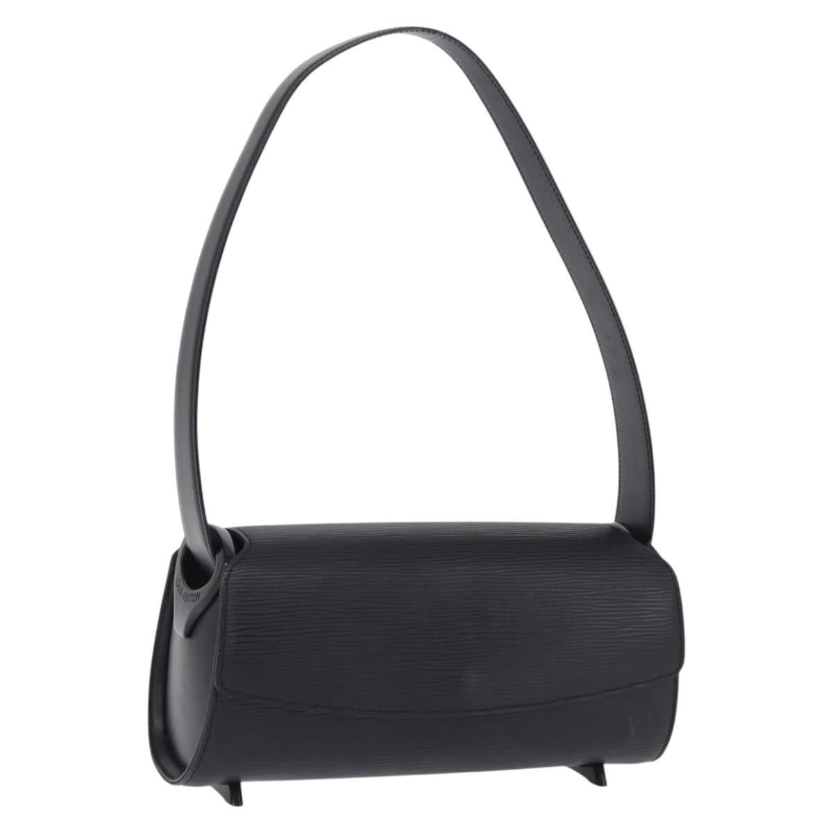 LOUIS VUITTON Epi Nocturn PM Shoulder Bag Black M52182 LV Auth 198749V