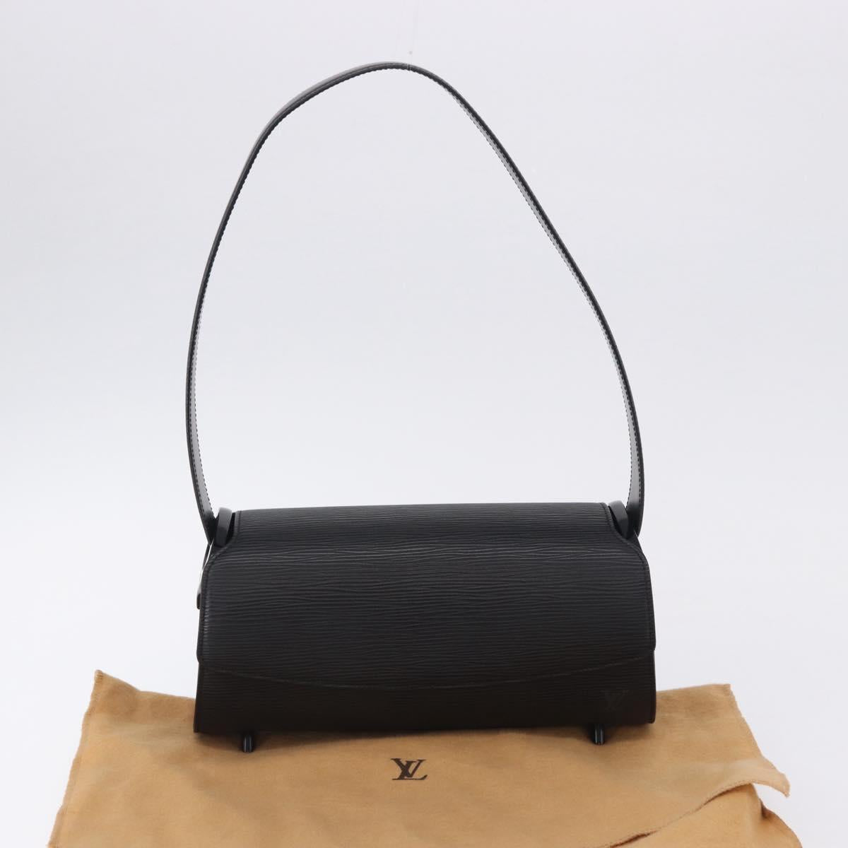 LOUIS VUITTON Epi Nocturn PM Shoulder Bag Black M52182 LV Auth 198749V