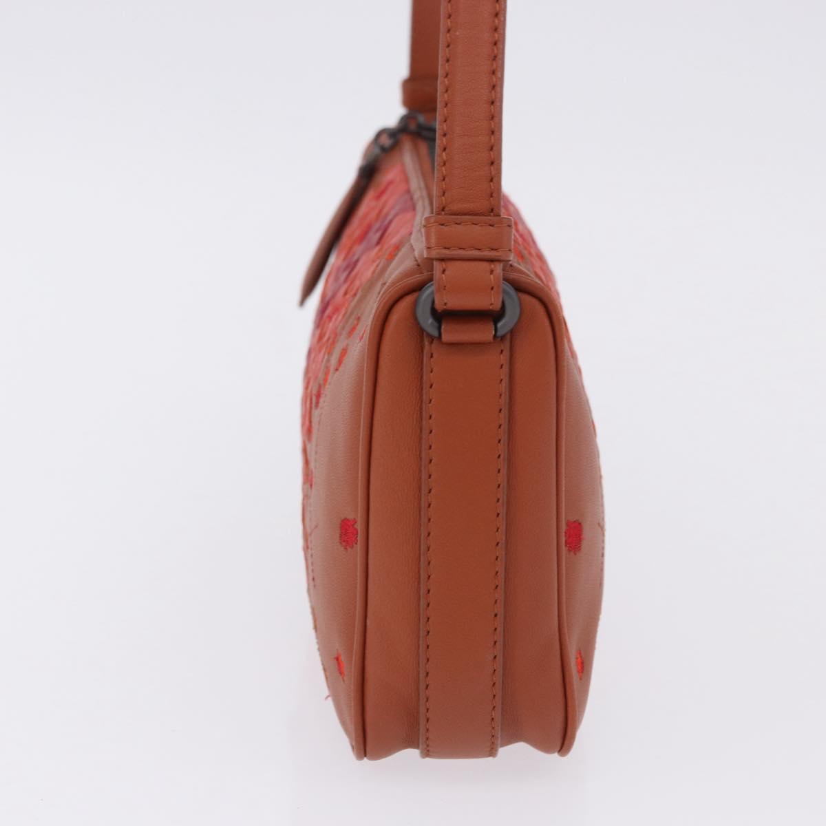 BOTTEGA VENETA INTRECCIATO Shoulder Bag Leather Brown Auth 198750M