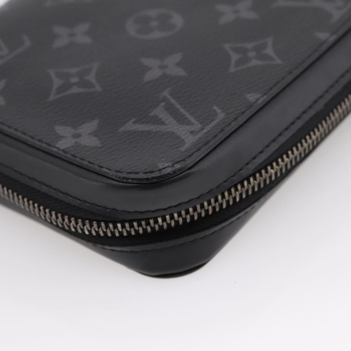 LOUIS VUITTON Monogram Eclipse Zippy XL Travel Case M61698 LV Auth 198756V