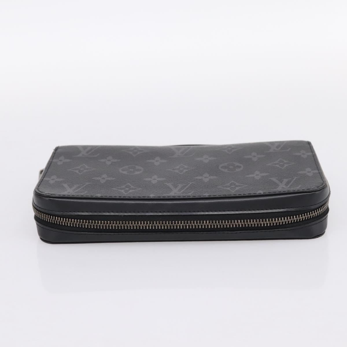 LOUIS VUITTON Monogram Eclipse Zippy XL Travel Case M61698 LV Auth 198756V
