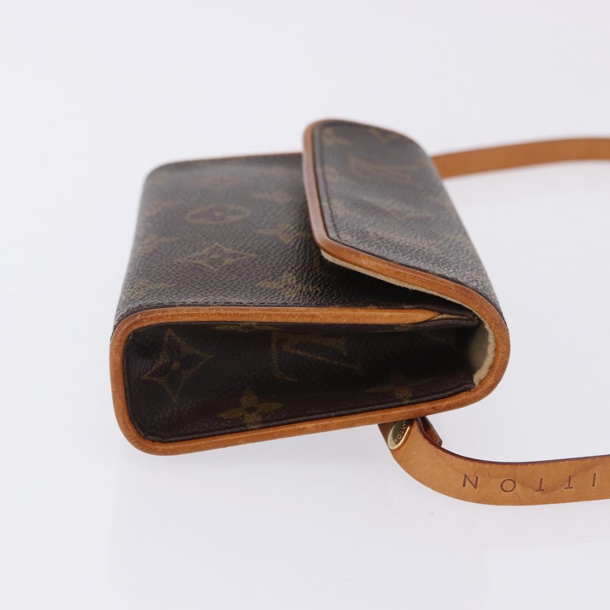 LOUIS VUITTON Monogram Pochette Florentine Waist bag M51855 LV Auth 198758A