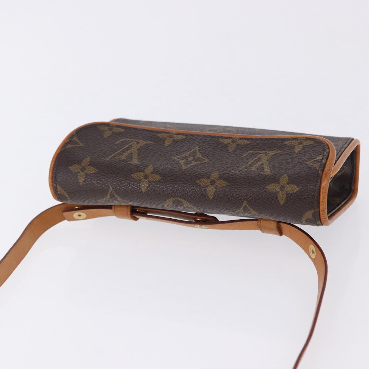 LOUIS VUITTON Monogram Pochette Florentine Waist bag M51855 LV Auth 198758A