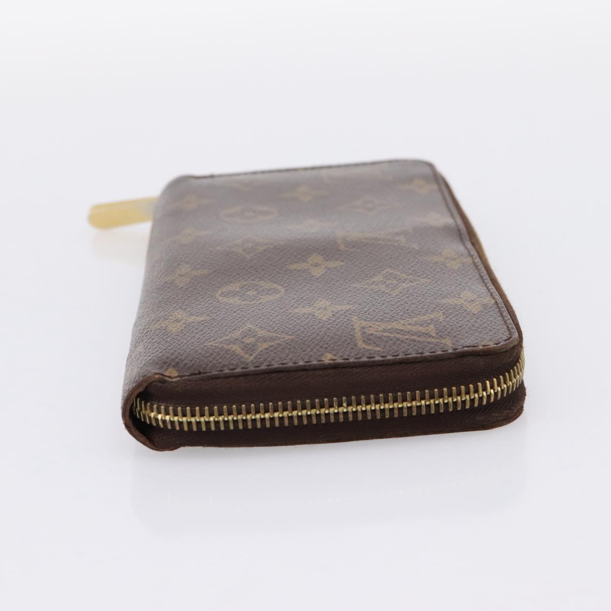 LOUIS VUITTON Monogram Zippy Wallet Long Wallet M42616 LV Auth 198765