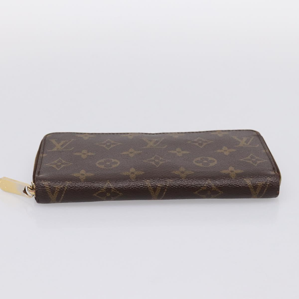 LOUIS VUITTON Monogram Zippy Wallet Long Wallet M42616 LV Auth 198765