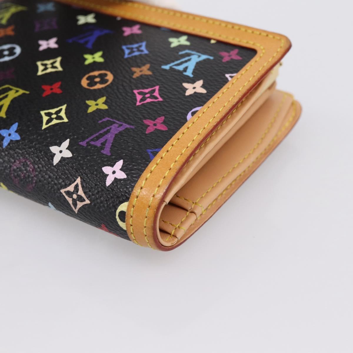 LOUIS VUITTON Multicolor Portefeuille Viennois Wallet M92988 LV Auth 198774V