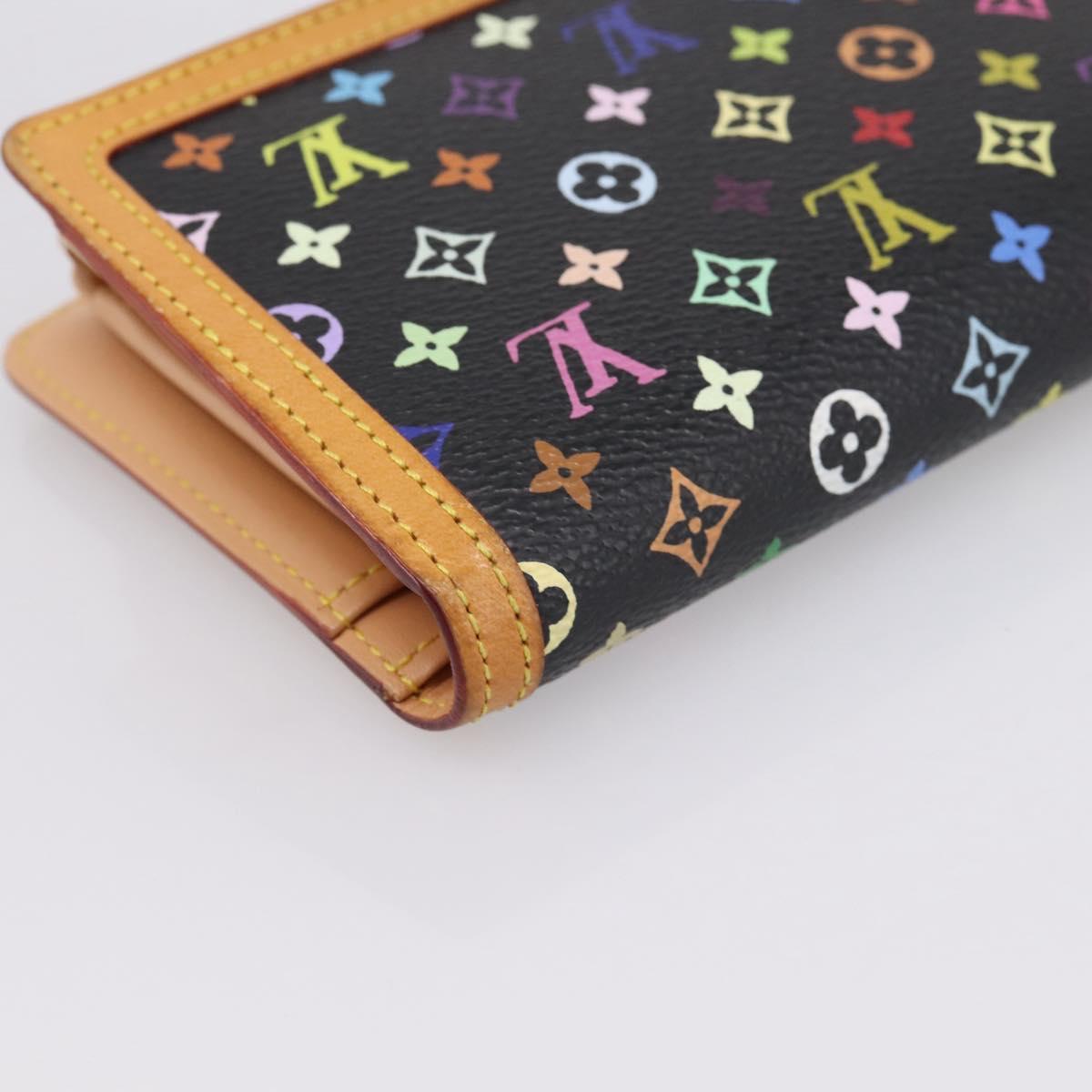 LOUIS VUITTON Multicolor Portefeuille Viennois Wallet M92988 LV Auth 198774V