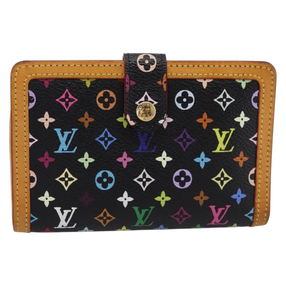 LOUIS VUITTON Multicolor Portefeuille Viennois Wallet M92988 LV Auth 198774V