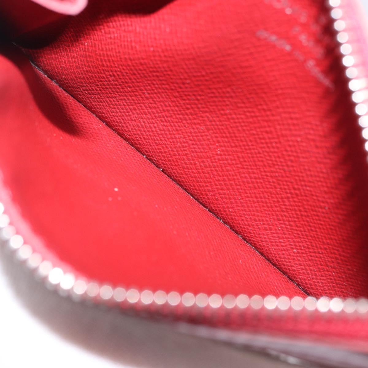 LOUIS VUITTON Epi Pochette Cles Coin Purse Ruby LV Auth 198779A