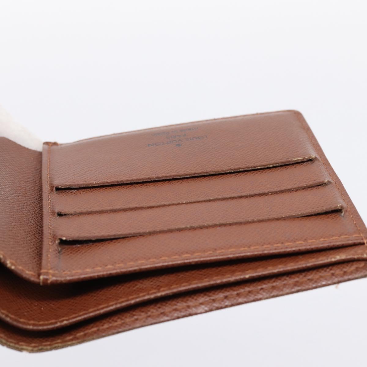 LOUIS VUITTON Monogram PortefeuilleMarco Bifold Wallet M61675 LV Auth 198785