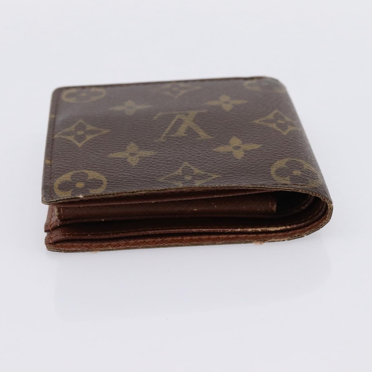 LOUIS VUITTON Monogram PortefeuilleMarco Bifold Wallet M61675 LV Auth 198785