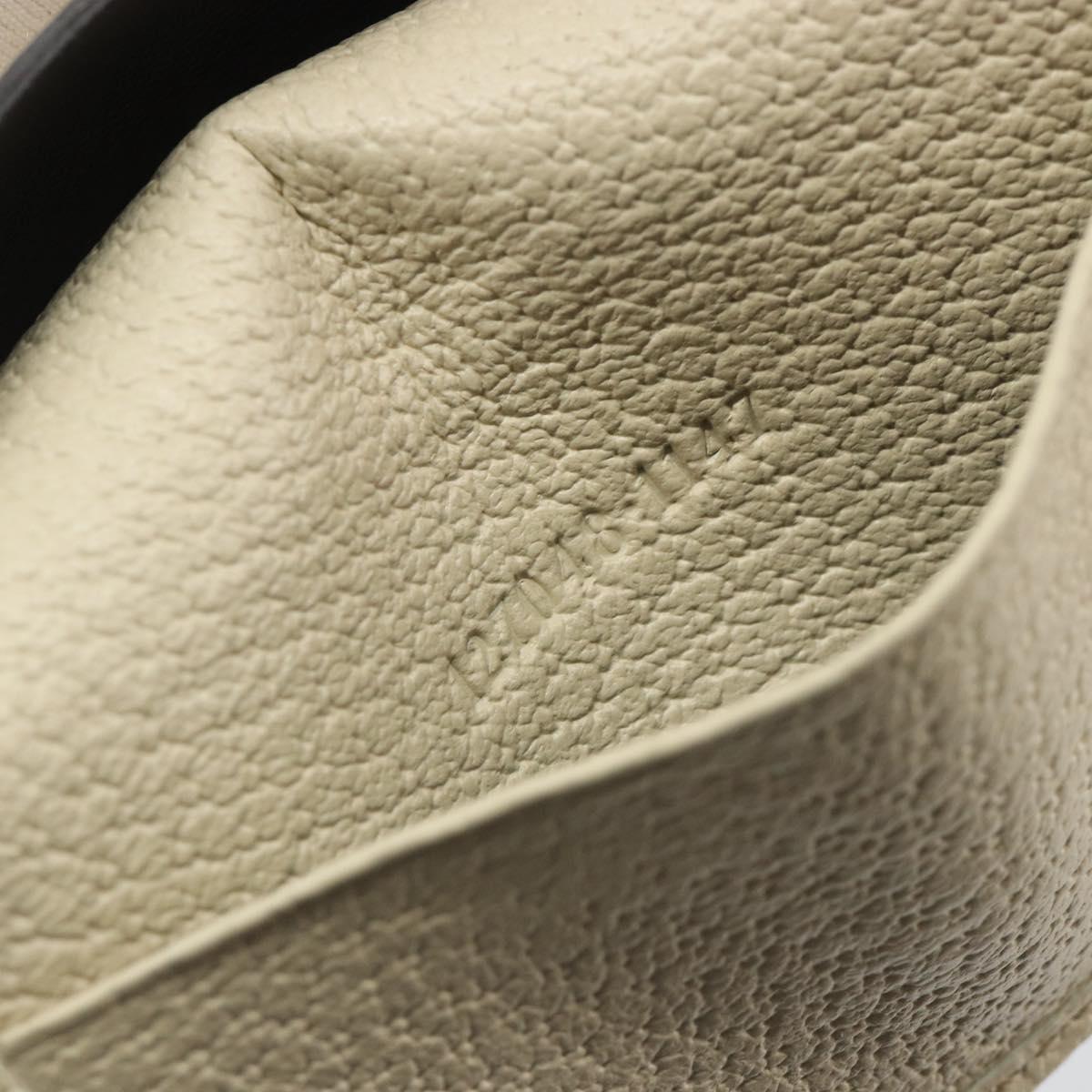 GUCCI GG Canvas Key Case Beige Gold 127048 1147 Auth 198792A