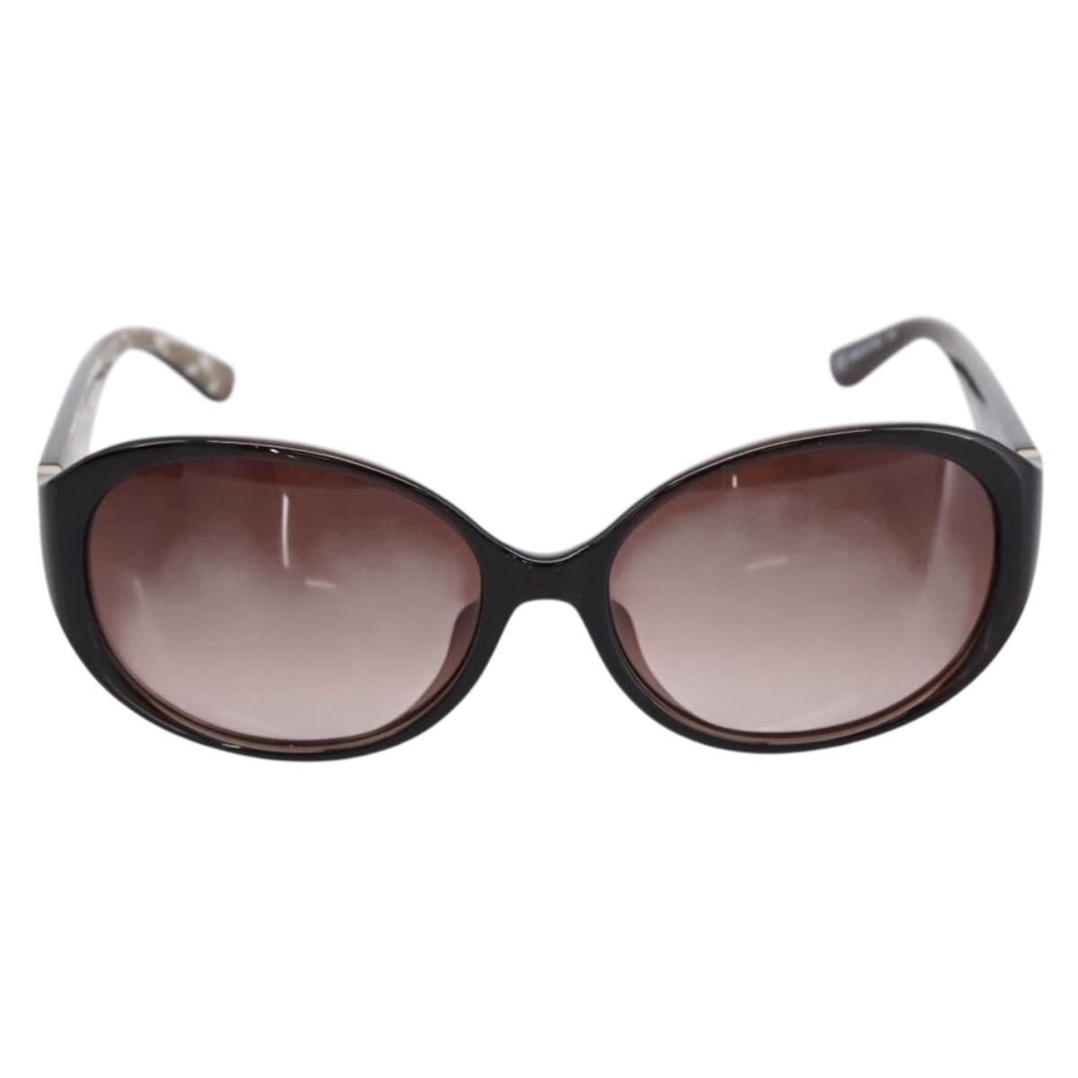 Salvatore Ferragamo Sunglasses Plastic Brown Gold Auth 198828A