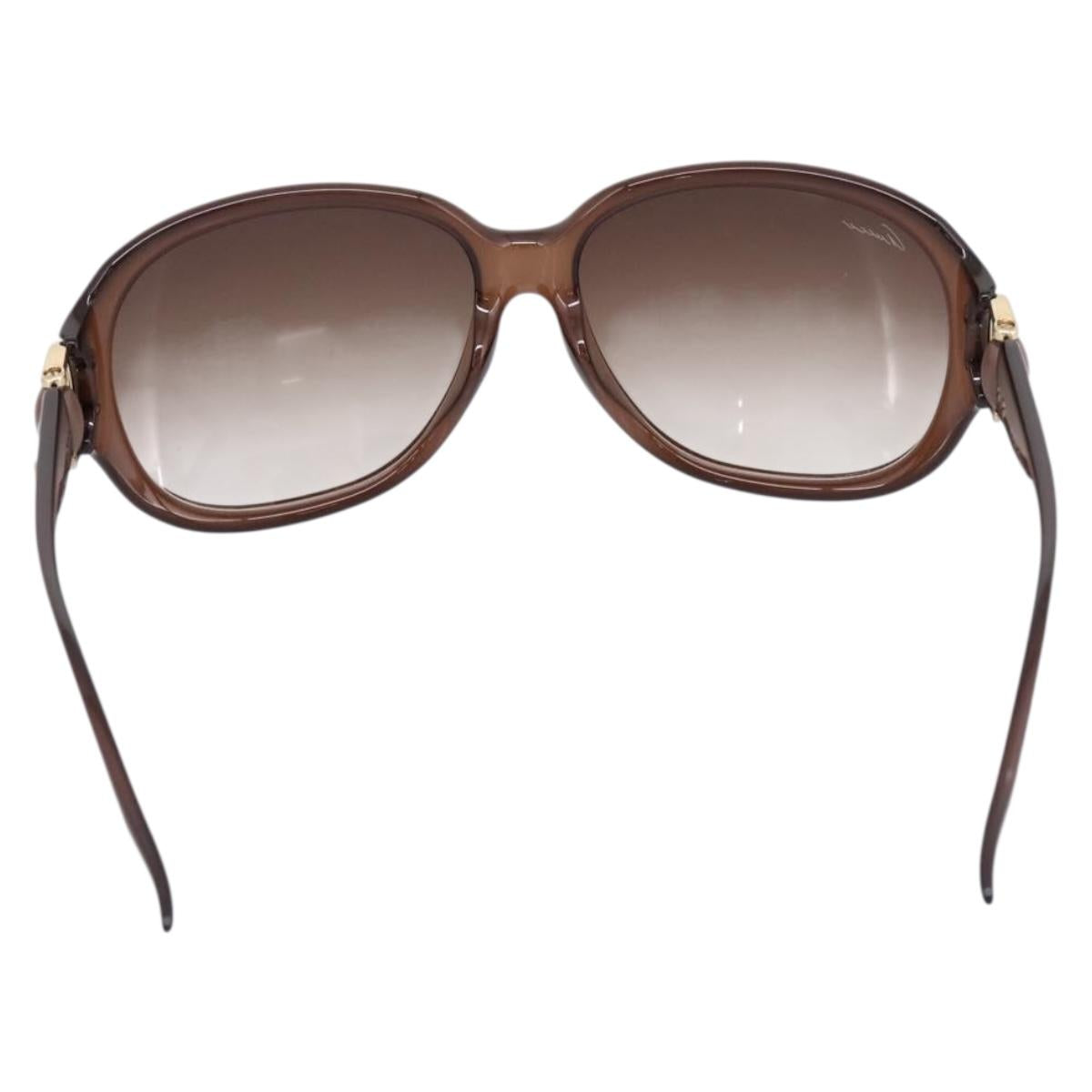 GUCCI Horsebit Sunglasses Plastic Brown Gold Auth 198829A