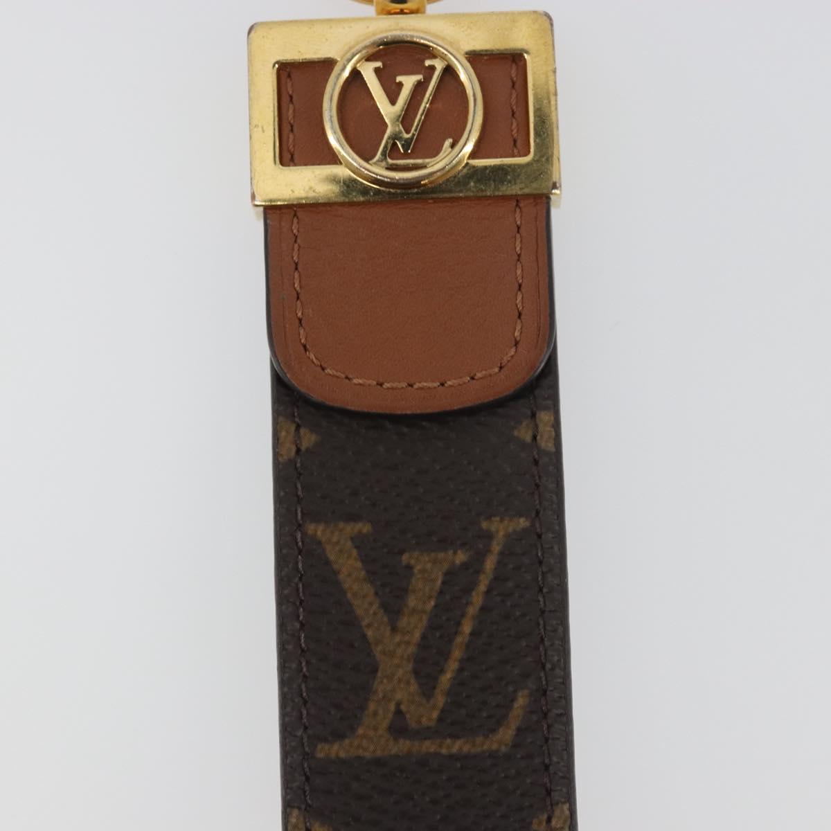 LOUIS VUITTON Porte Cles Dragonne Dauphine Key Holder M69000 LV Auth 198831