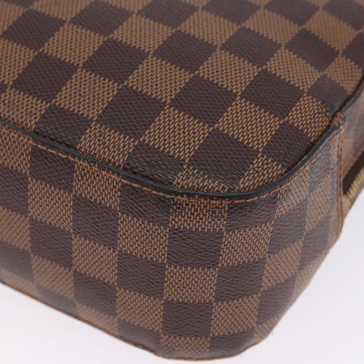 LOUIS VUITTON Damier Ebene Spontini Hand Bag SPO 2way M47500 LV Auth 198866A