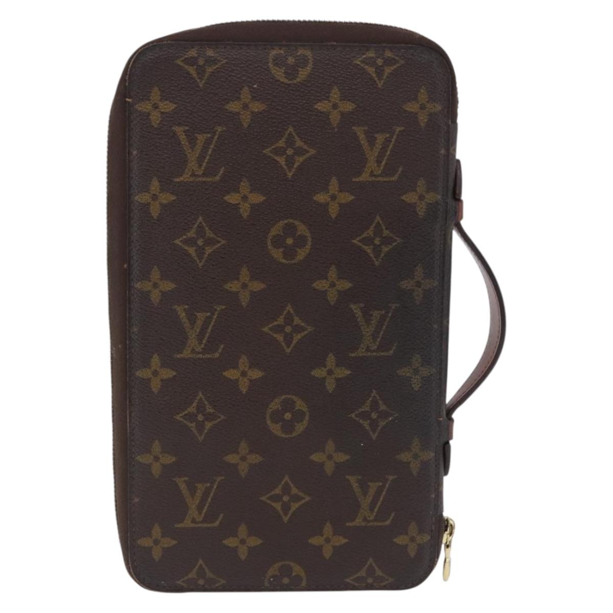 LOUIS VUITTON Monogram Poche Escapade Travel Case M60113 LV Auth 198870