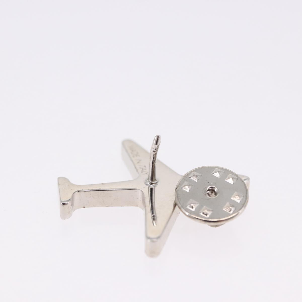 LOUIS VUITTON Brooch metal 3Set Silver M63476 LV Auth 198873V