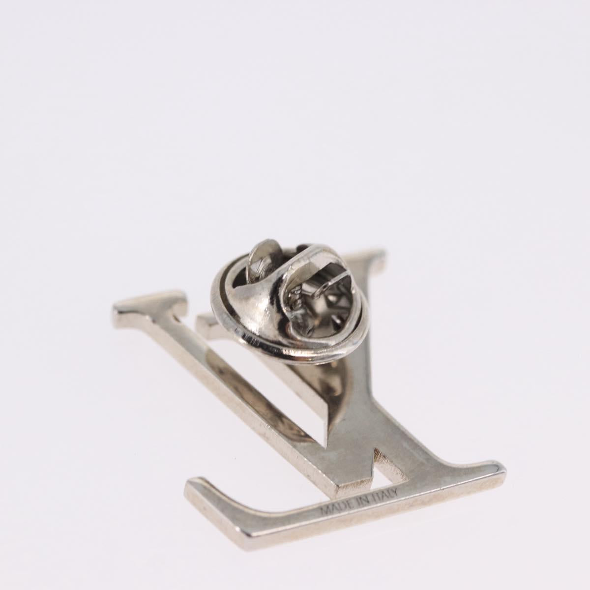 LOUIS VUITTON Brooch metal 3Set Silver M63476 LV Auth 198873V