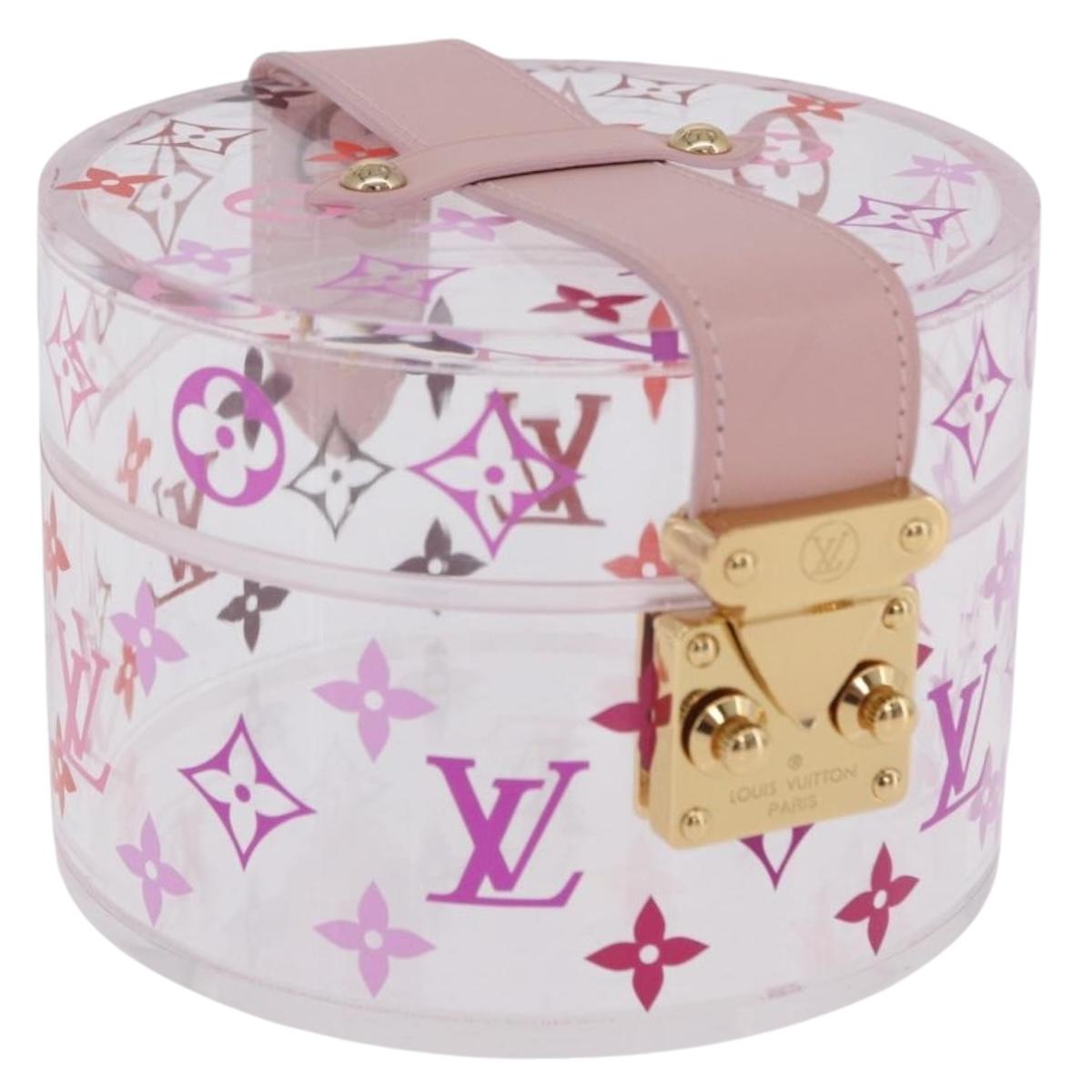 LOUIS VUITTON Monogram Boite Scott Accessory Case Clear GI0362 LV Auth 198876M