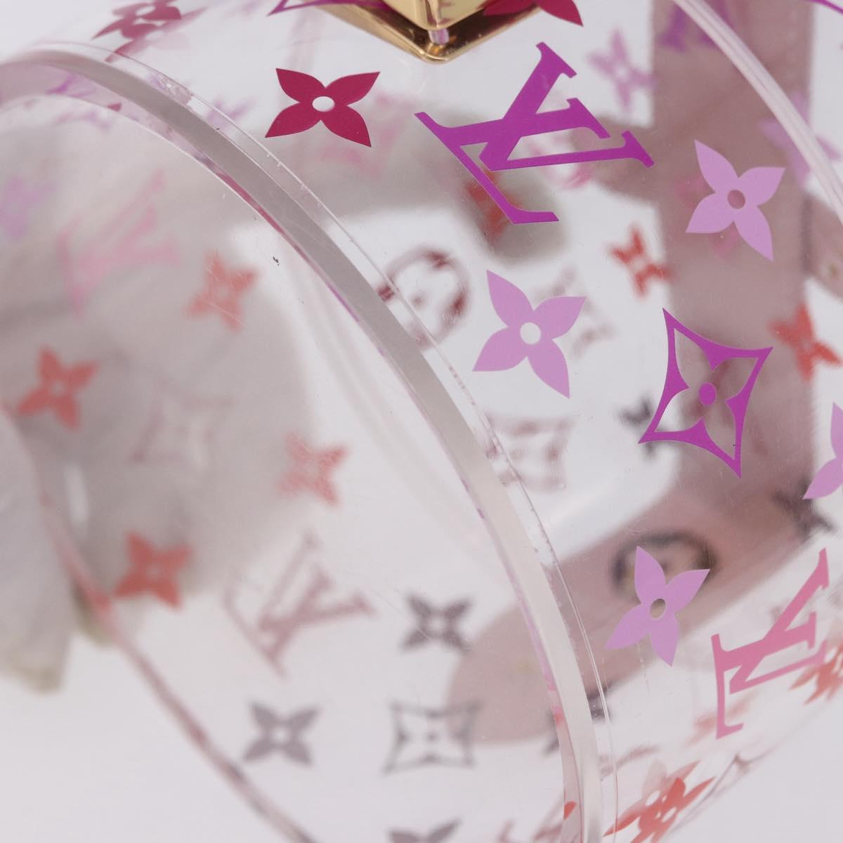 LOUIS VUITTON Monogram Boite Scott Accessory Case Clear GI0362 LV Auth 198876M