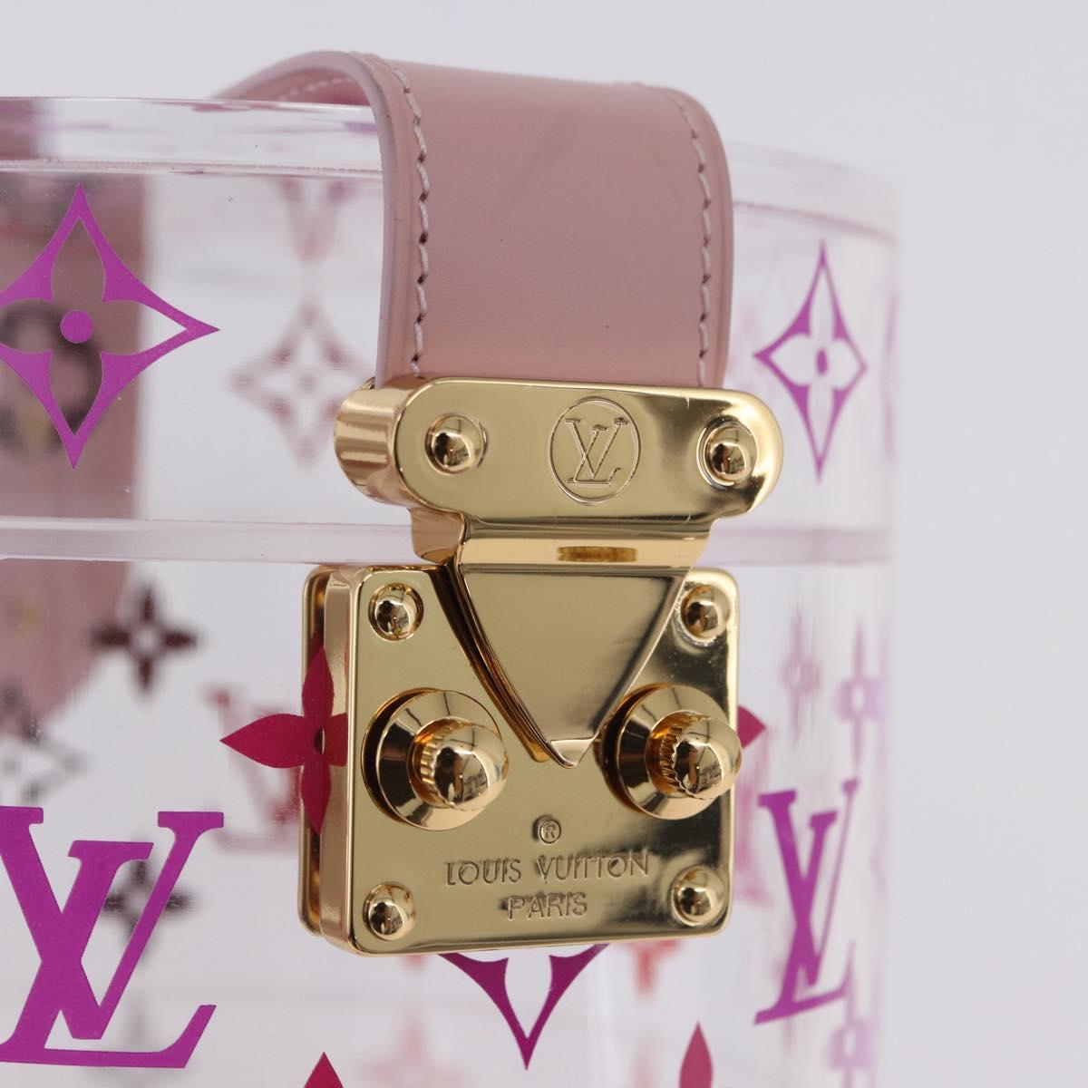 LOUIS VUITTON Monogram Boite Scott Accessory Case Clear GI0362 LV Auth 198876M