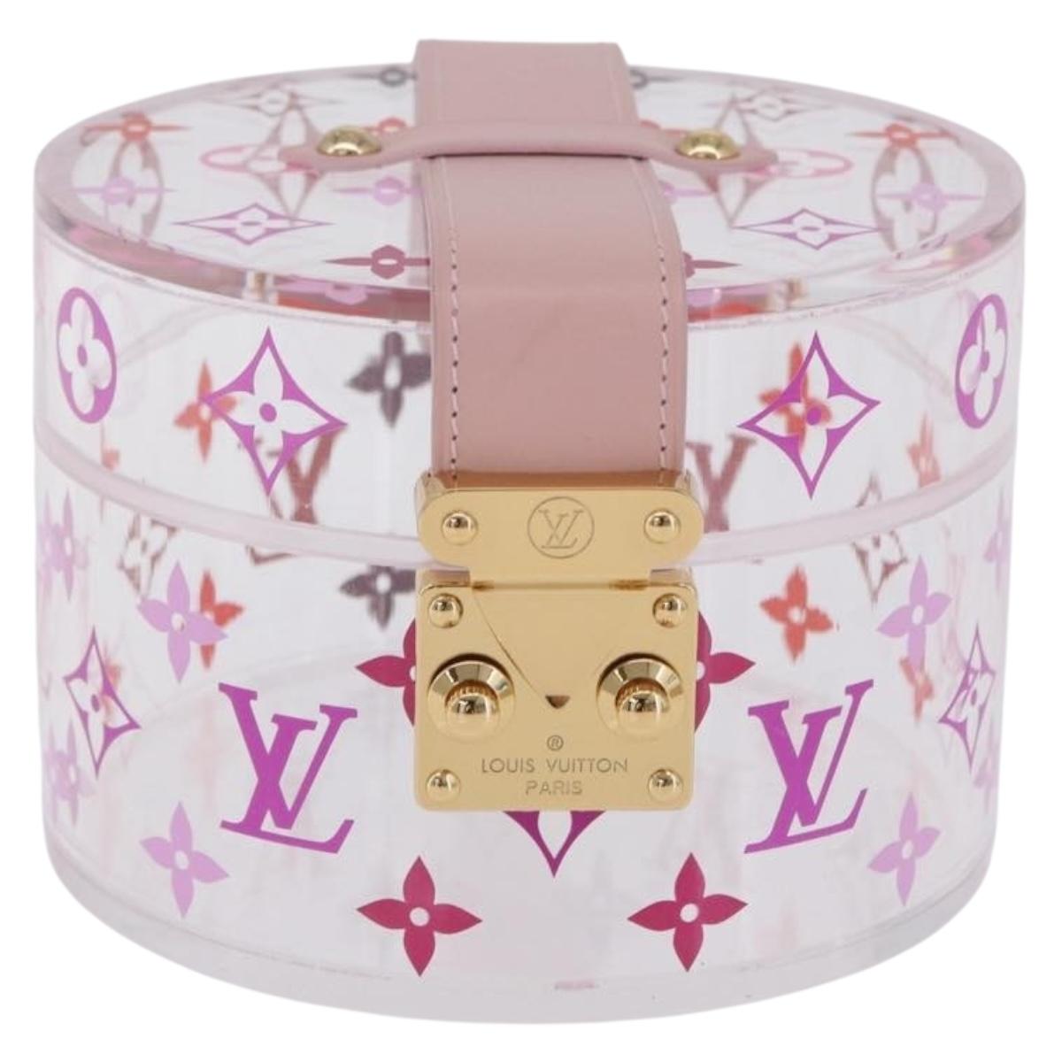 LOUIS VUITTON Monogram Boite Scott Accessory Case Clear GI0362 LV Auth 198876M