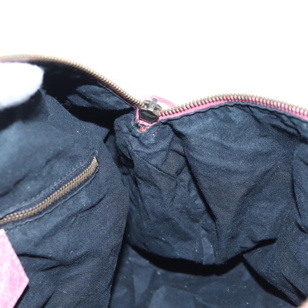 BALENCIAGA Zazigi Hand Bag Leather 2way Pink 128523 Auth 198882V