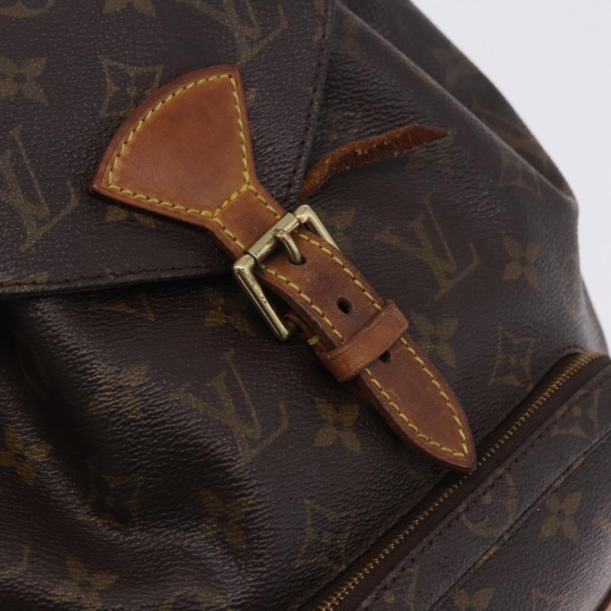 LOUIS VUITTON Monogram Montsouris MM Backpack M51136 LV Auth 198904