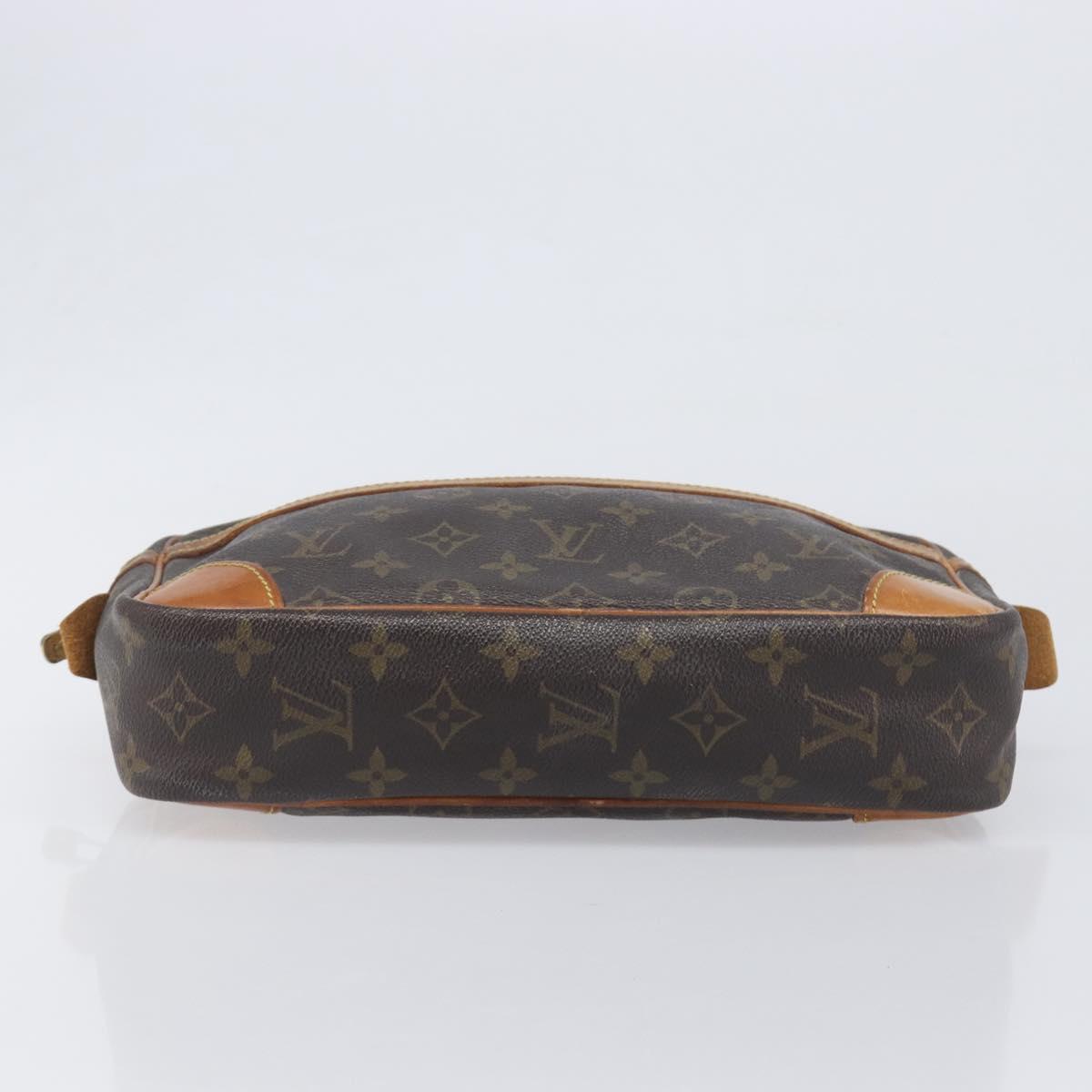 LOUIS VUITTON Monogram Compiegne 28 Clutch Bag M51845 LV Auth 198909
