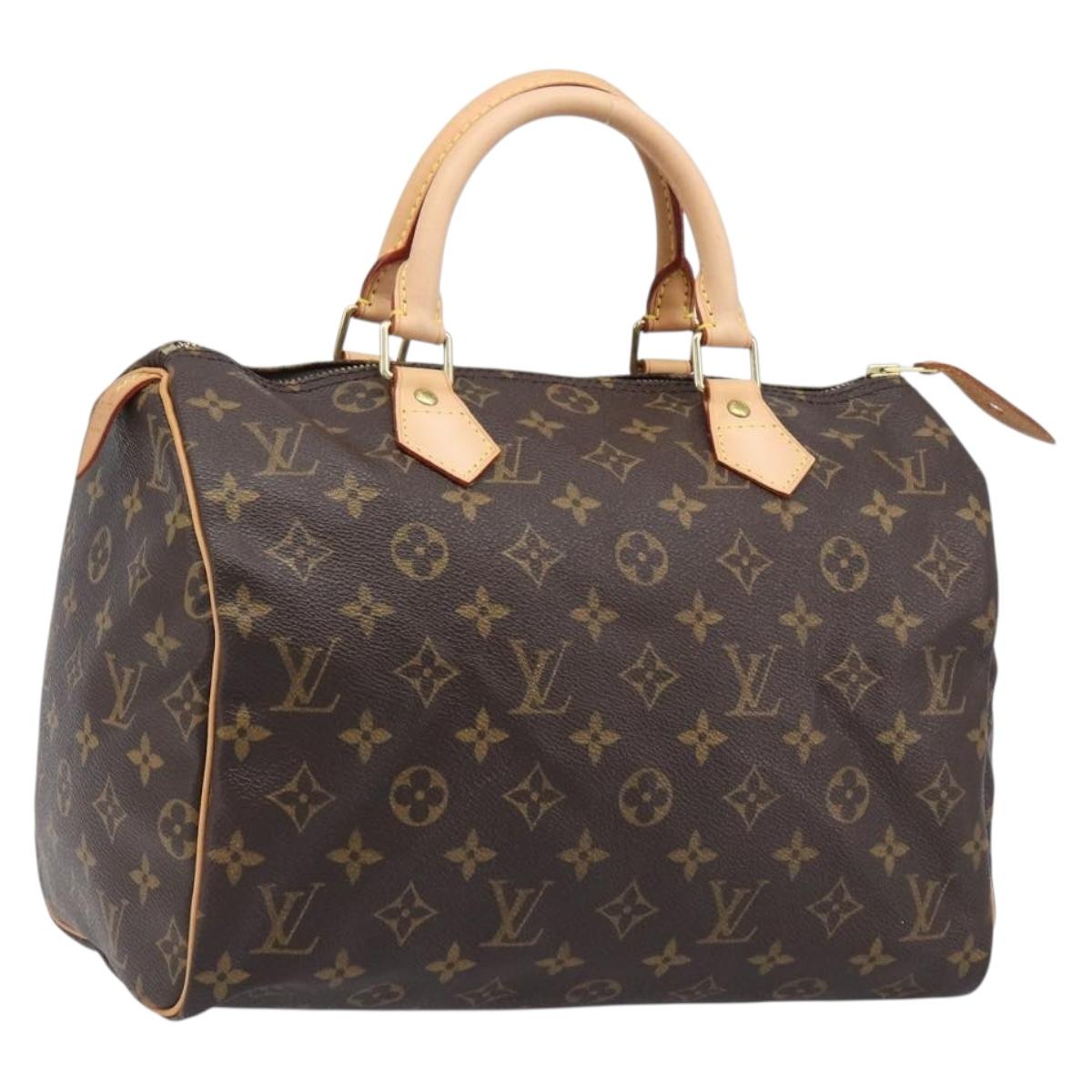 LOUIS VUITTON Monogram Speedy 30 Hand Bag M41526 LV Auth 198912A