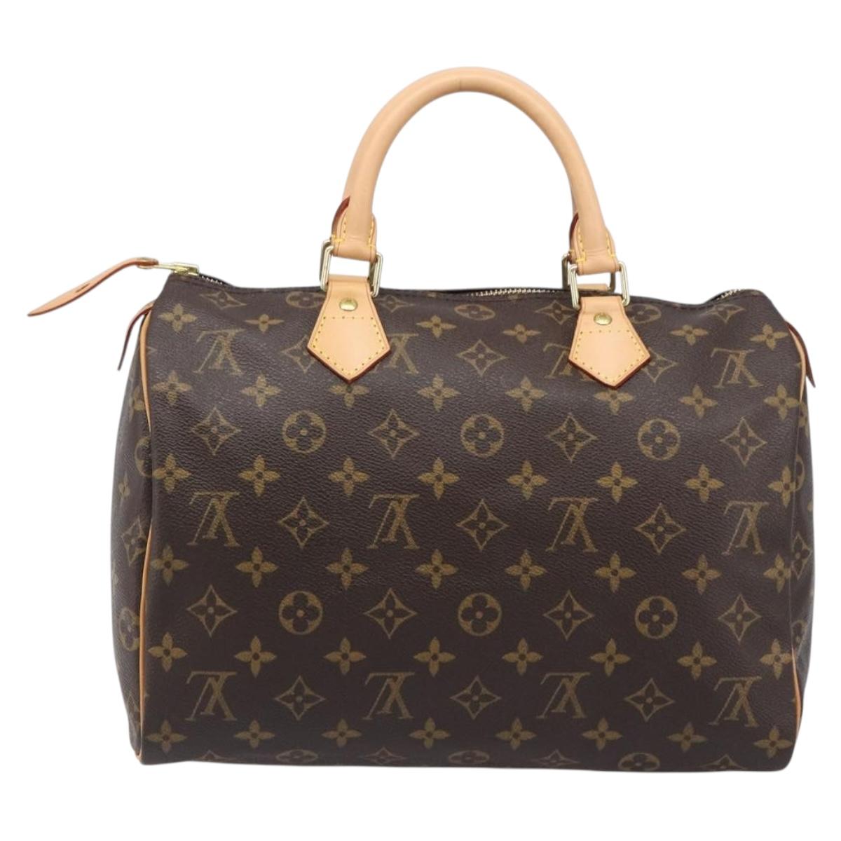 LOUIS VUITTON Monogram Speedy 30 Hand Bag M41526 LV Auth 198912A