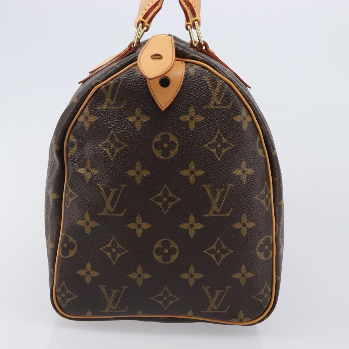 LOUIS VUITTON Monogram Speedy 30 Hand Bag M41526 LV Auth 198912A