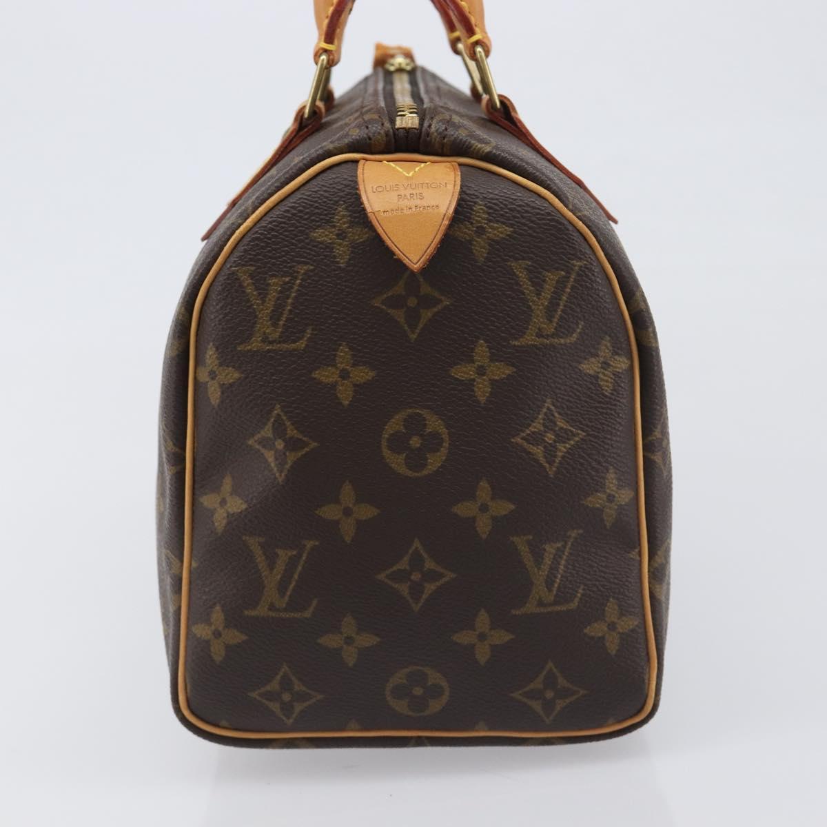 LOUIS VUITTON Monogram Speedy 25 Hand Bag M41528 LV Auth 198913A