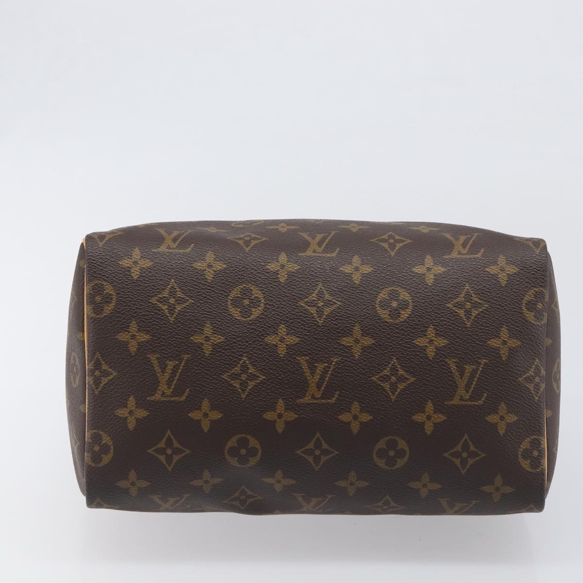 LOUIS VUITTON Monogram Speedy 25 Hand Bag M41528 LV Auth 198913A